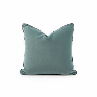 Cosmic Marine Blue Velvet Cushion