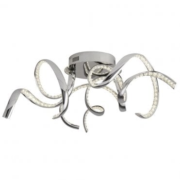 Crosby Led Flush Chrome