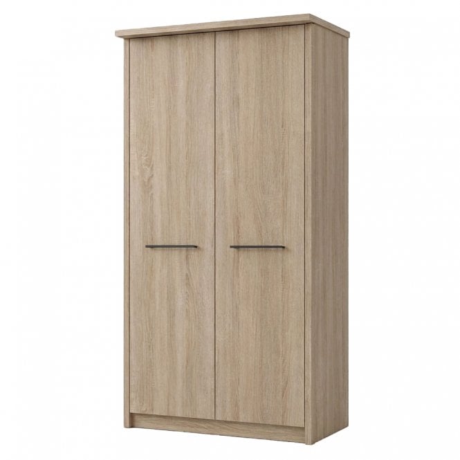Dakar 2 100cm 2 Door All Wood Hinged Robe