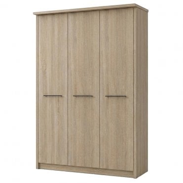 Dakar 2 150cm 3 Door All Wood Hinged Robe