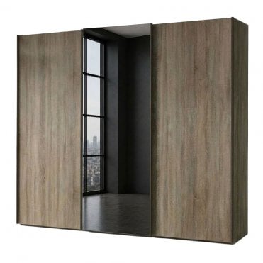 Dakar 2 300cm 3 Door All Mirror Sliding Robe