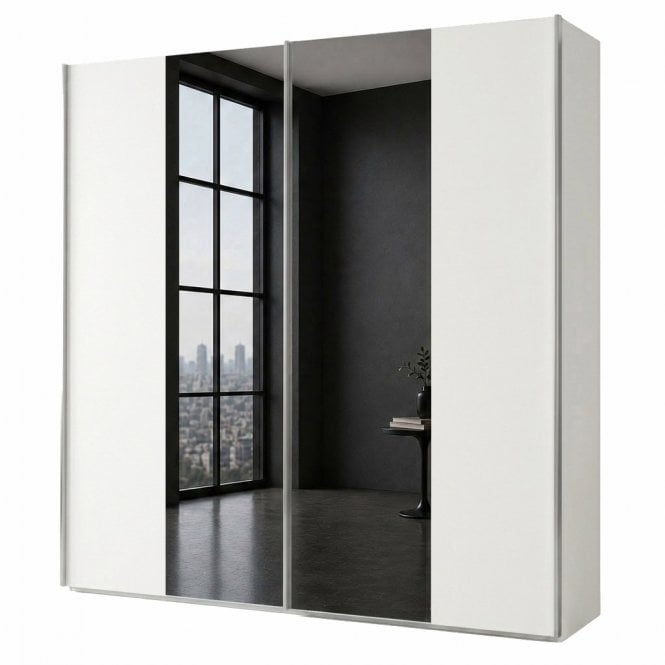 Darwin 200cm 2 Door All Mirror Sliding Robe
