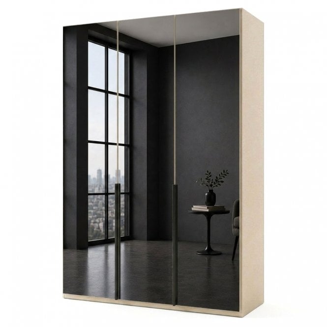 Daytona 150cm 3 Door All Mirror Hinged Robe