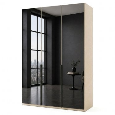 Daytona 150cm 3 Door All Mirror Hinged Robe