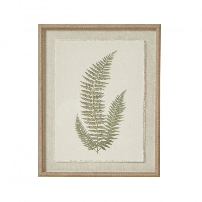 Delicate Fern with Beaded Frame