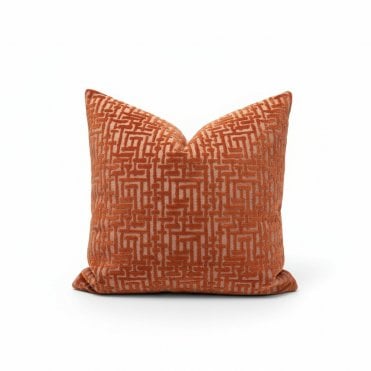 Delta Rust Cushion 45x45