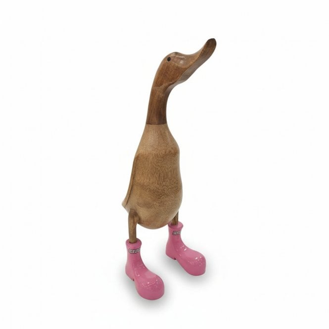 Duck In Hunter Wellies