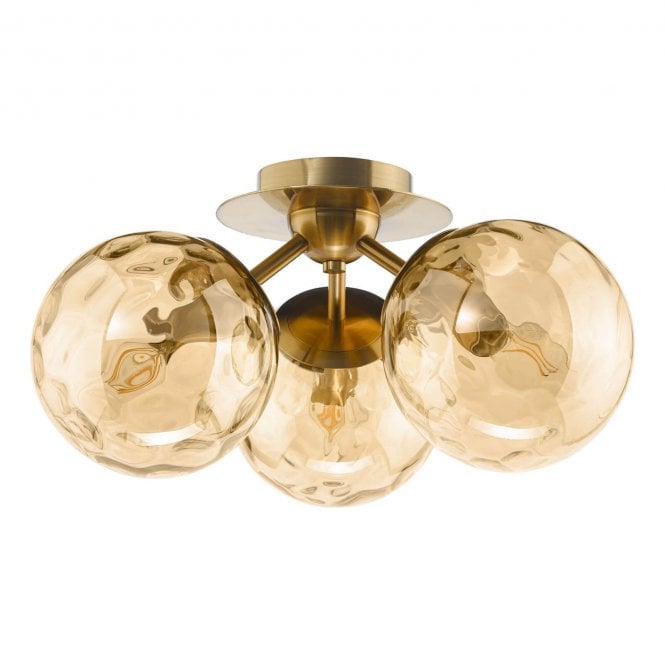 Dufton 3 Light Flush Ceiling Light