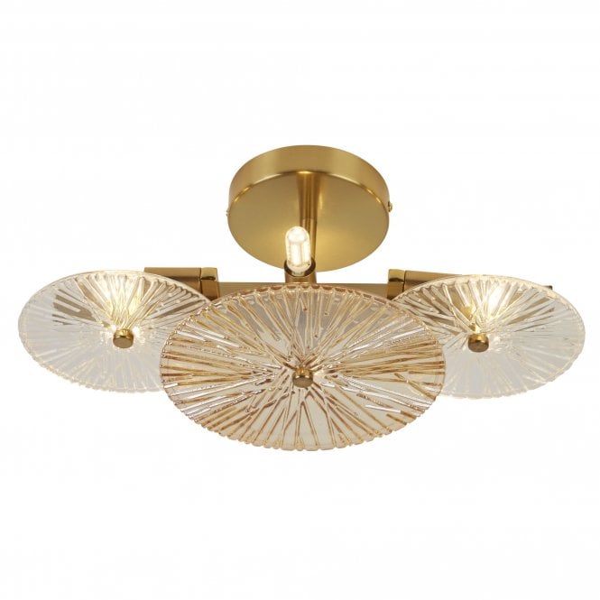 Eamont 6Lt Wall/Flush Bronze