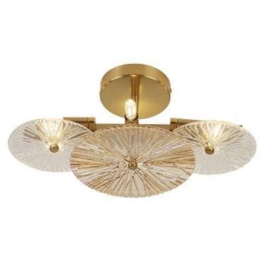 Eamont 6Lt Wall/Flush Bronze