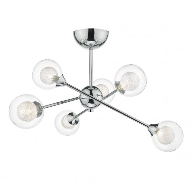 Eil 6 Light Semi Flush Polished Chrome