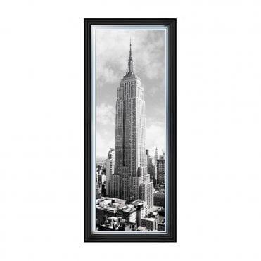 Empire state building - Two tone silver frame