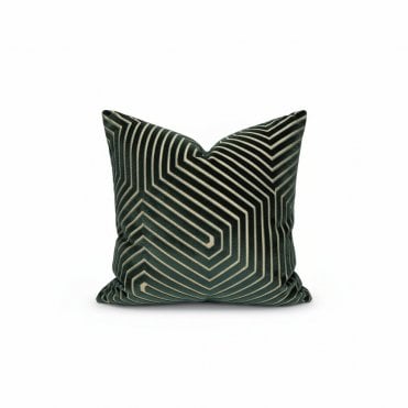 Enzo Emerald Velvet Cushion