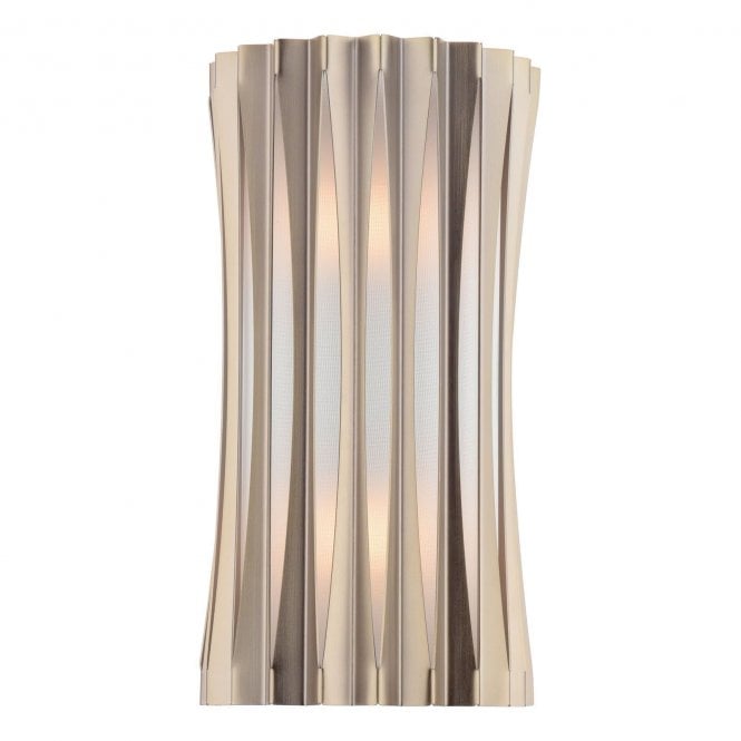 Erato Layered Metalwork 2 Light Wall Light