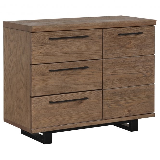 Eros 1 Door 3 Drawer Small Sideboard