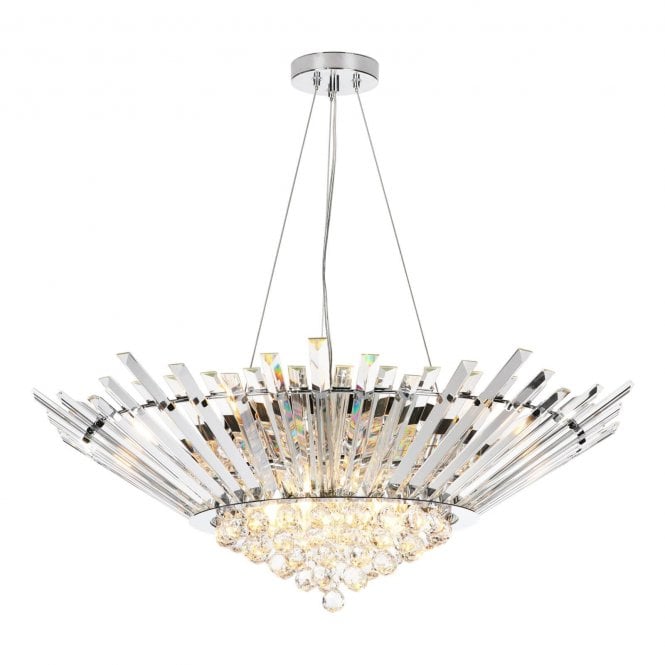 Eurydice Crystal Detail 11 Light Chandelier