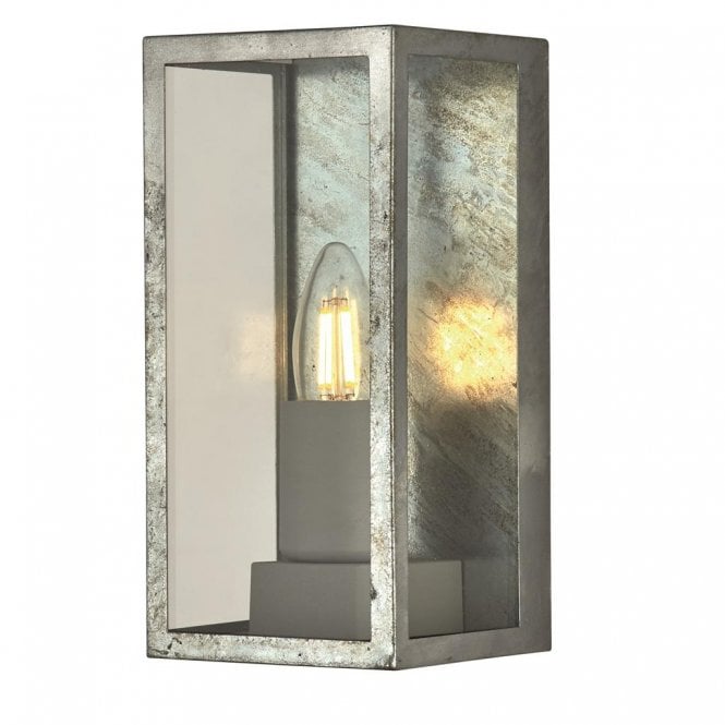 Grasmoor Outdoor Wall Light Galvanised Silver