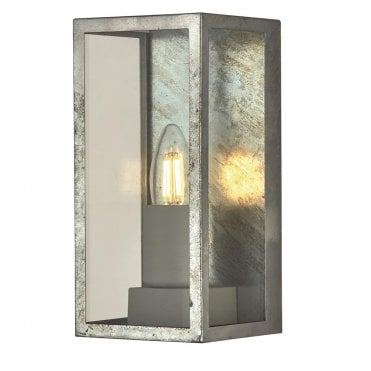 Grasmoor Outdoor Wall Light Galvanised Silver