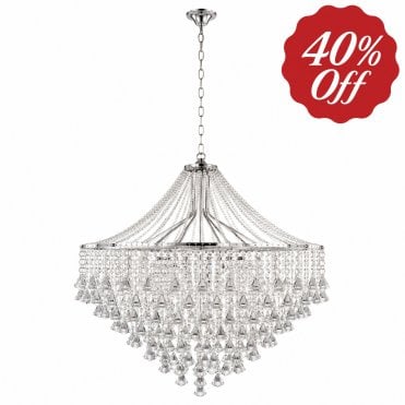 Helvellyn 7Lt Pendant Chrome (Display Only)