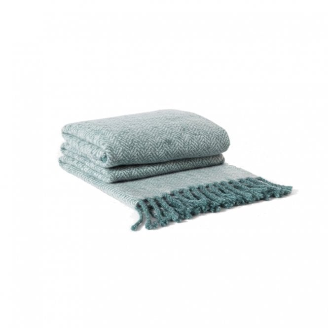 Herringbone Rust Throw