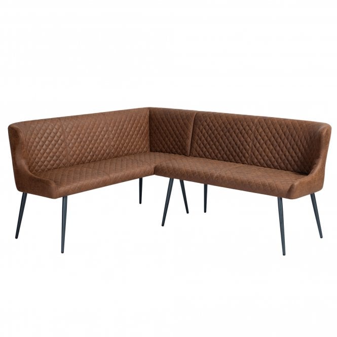 Hilton Left Hand Corner Bench - Tan