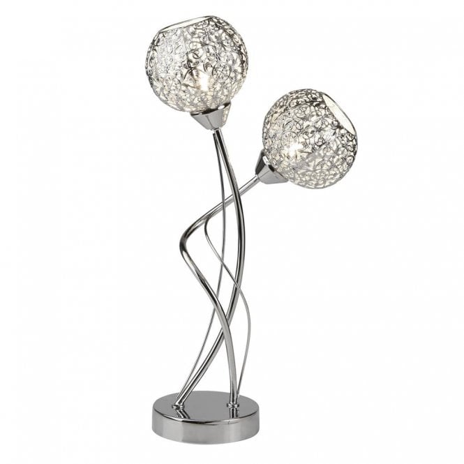 Holme 2Lt Table Lamp Chrome