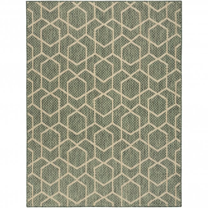 Horizon 01 Green Outdoor Rug