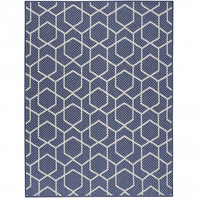 Horizon 01 Navy Outdoor Rug