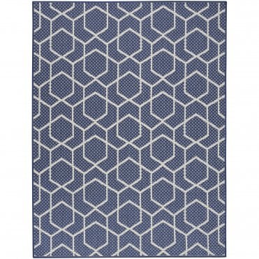 Horizon 01 Navy Outdoor Rug