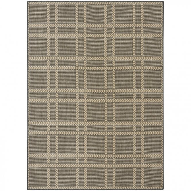 Horizon 04 Charcoal Outdoor Rug