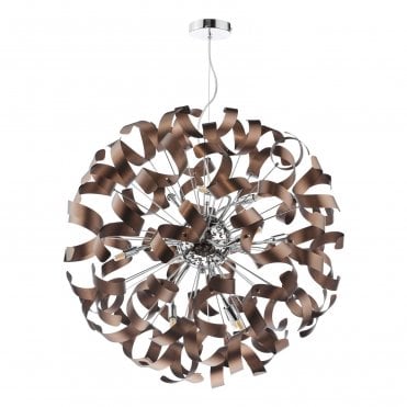 Ireby Chrome 12 Light Pendant
