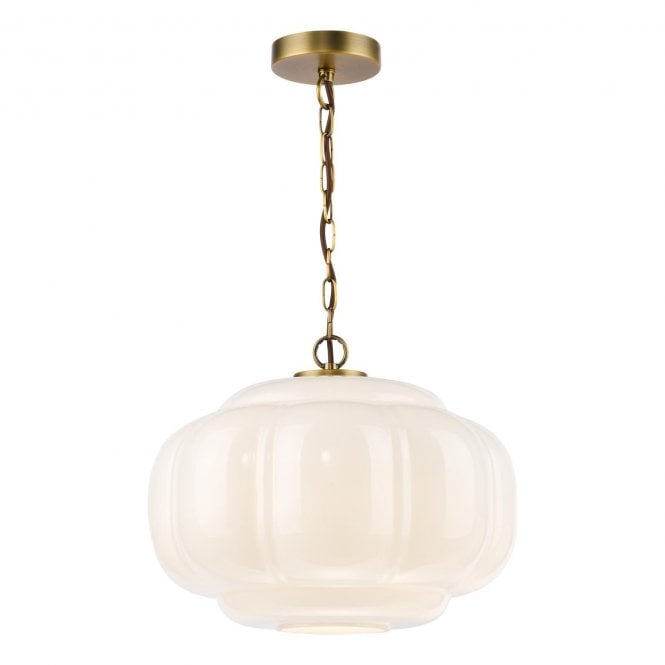 Iris Opal Glass Large Pendant