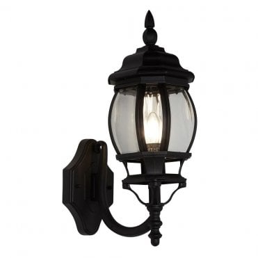 Keynsham Outdoor Wall Light Black Up