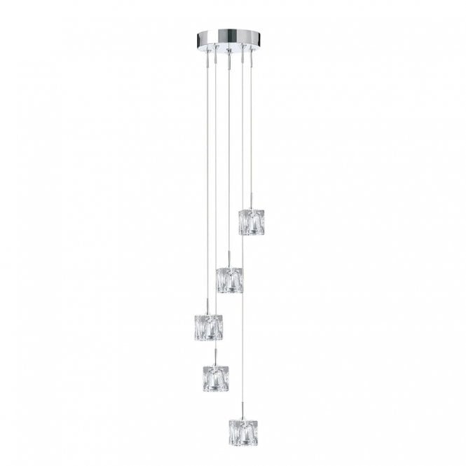 Kingsland 5Lt Multi Drop Pendant Chrome