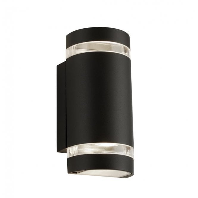 Kirkby LED Curved Outdoor 2Lt Wall Light