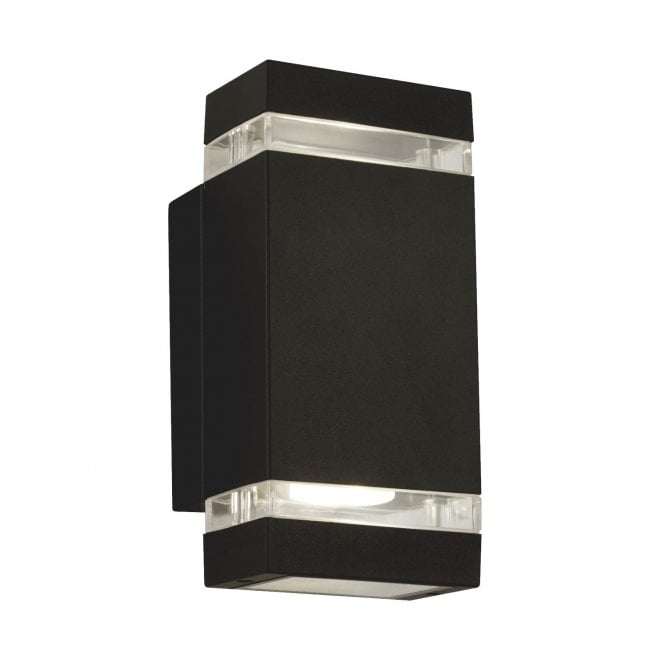 Kirkby LED Rectangle Outdoor 2Lt Wall Light