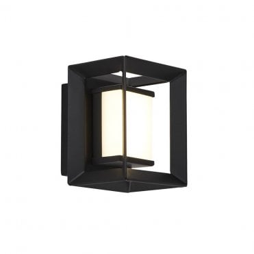 Klibreck Wall Light Black & Opal Acrylic Small