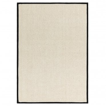 Korra Double Loop Charcoal Cream Rug