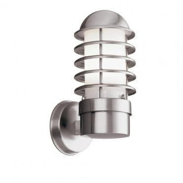 Linton Outdoor Wall Light Satin Silver