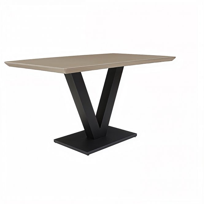 London Dining Table Cappuccino Gloss