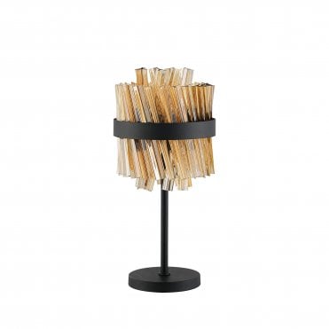 Lucia 6 Light Table Lamp Amber