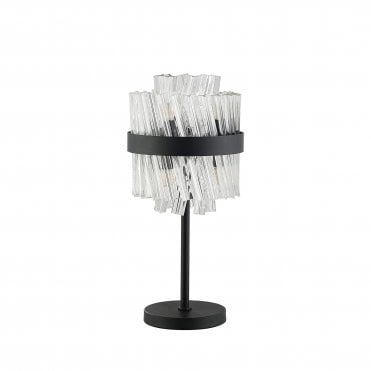 Lucia 6 Light Table Lamp Clear