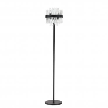 Lucia 8 Light Floor Lamp Clear