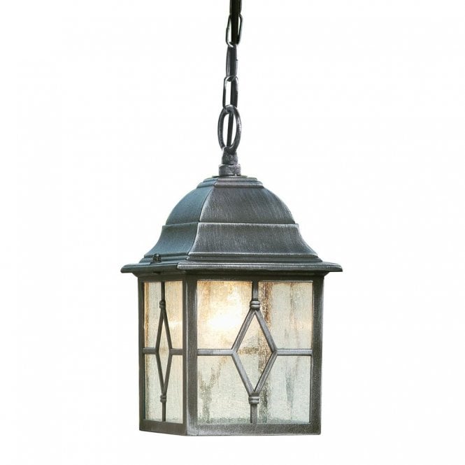 Lymm Outdoor Pendant Black Silver