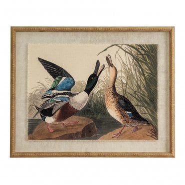 Mallards on Linen