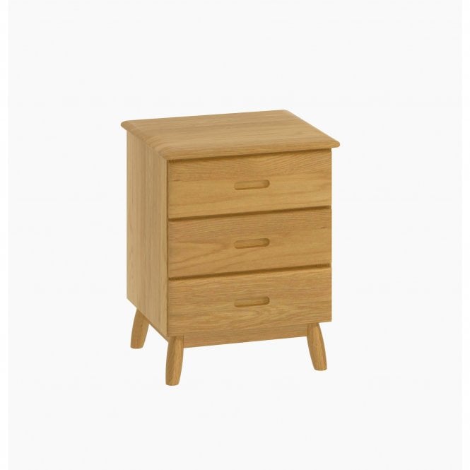 Milan 3 Drawer Bedside
