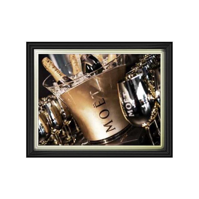 Moet - Two tone gold/black frame - Plain