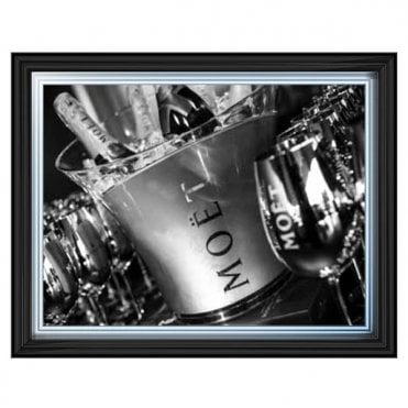 Moet - Two tone silver frame