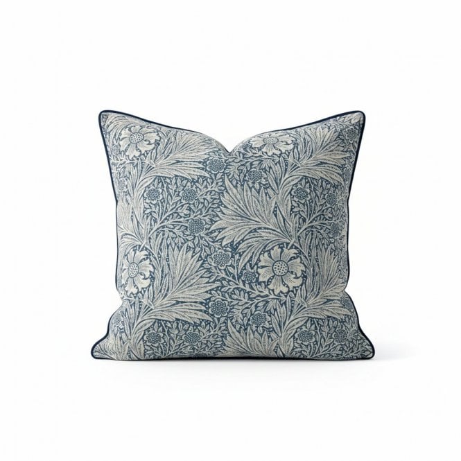 Morris & Co Indigo Marigold Cushion