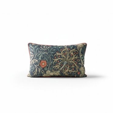 Morris & Co Indisgo Seaweed Cushion